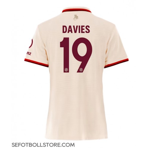 Bayern Munich Alphonso Davies #19 Replika Tredje Tröja Dam 2024-25 Kortärmad